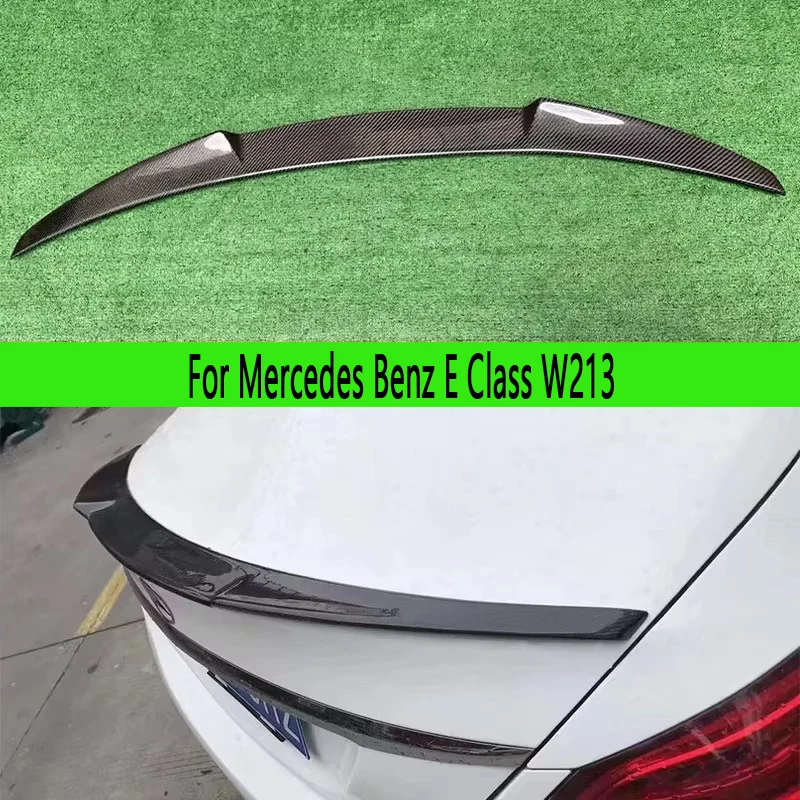 

For Mercedes Benz CLS Class C257 CLS53 CSL63 Carbon Fiber Tail fins Rear Trunk Spoiler Guide Wing Rear Wing Car Trunk Diverter
