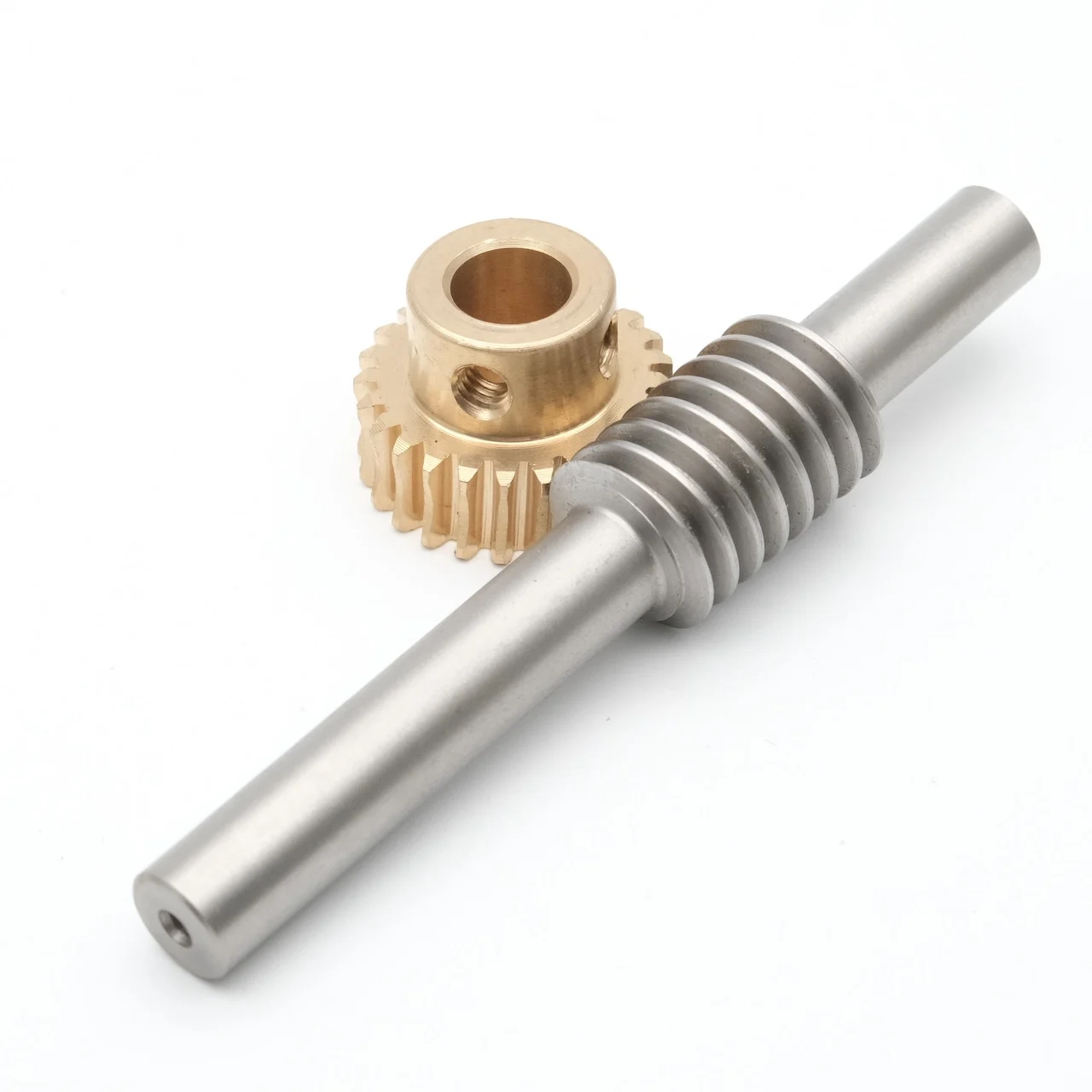 Precision Transmission Metal Worm Gear 0.8 Modulus for Logistics Sorting Food Packaging Medical Equipment Automation 20-60T