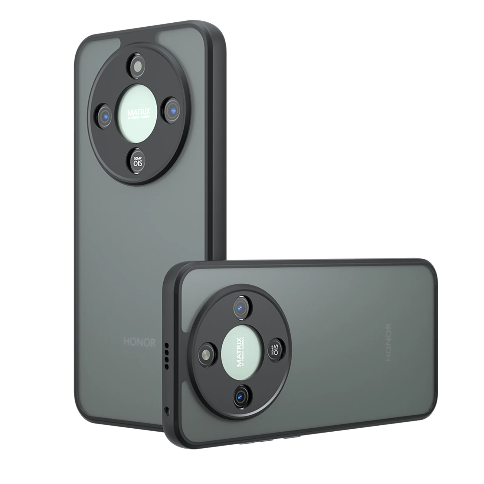 

for Honor X9d 5G Case Skin-Friendly Matte Translucent Drop-Protection Shockproof Soft Frame Hard Back Cover