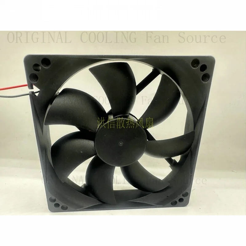H  1 pcs  outer diameter 12cm heater square heat fan DC FAN KX-12025 18V