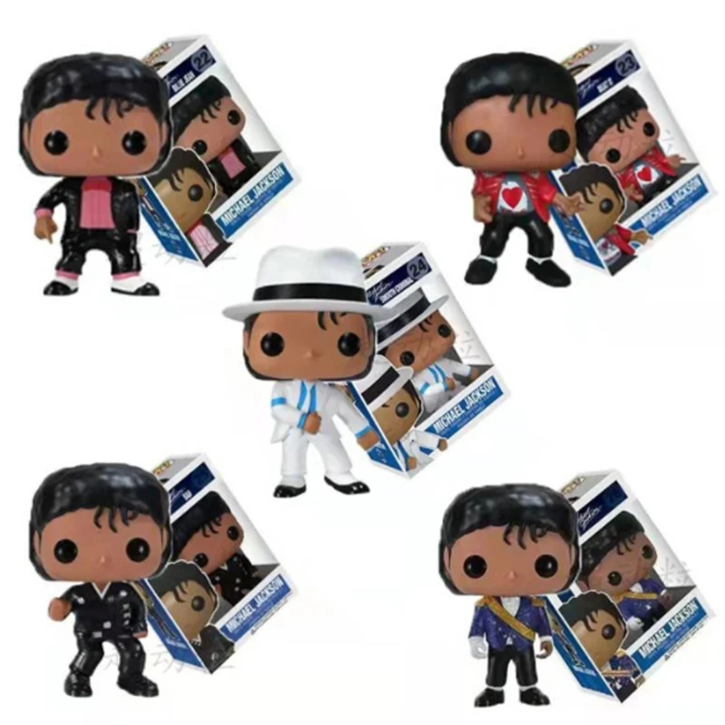 FUNKO POP MICHAEL.JACKSON Toys PVC #22 #23 #24 #25 #26 #359 Action Figure Collection Model Children Toys for Kids Gift