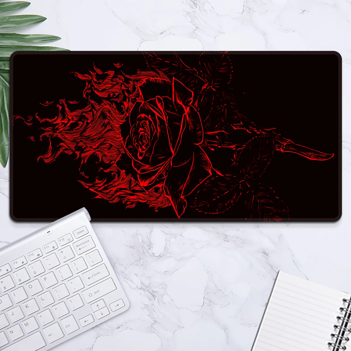 

Качественный коврик для стола и мыши, домашний настольный коврик с точной тканевой поверхностью и устойчивой резиновой основой для дома, офиса, ПК, ноутбука, работы, идеально подходит для игр.