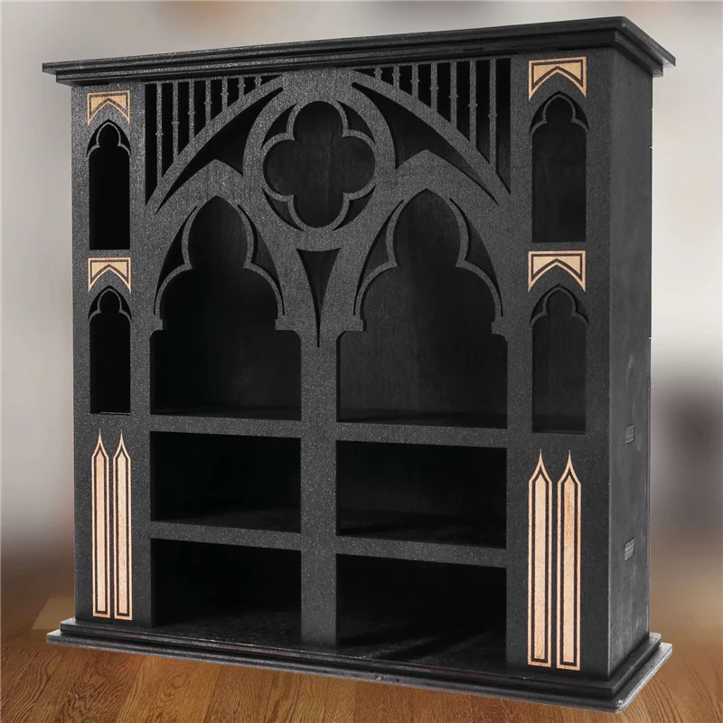 رف تخزين ABRB-Arch رف حائط خشبي رف تخزين عرض كريستالي رف معلق عائم