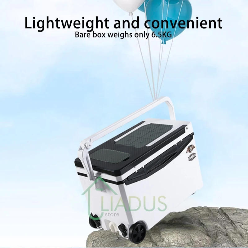 35L Full Set Of Multi-Functional Fishing Box With Backrest Can Be Seated Fishing Box Outdoor Large Ultra Light Fishing Box