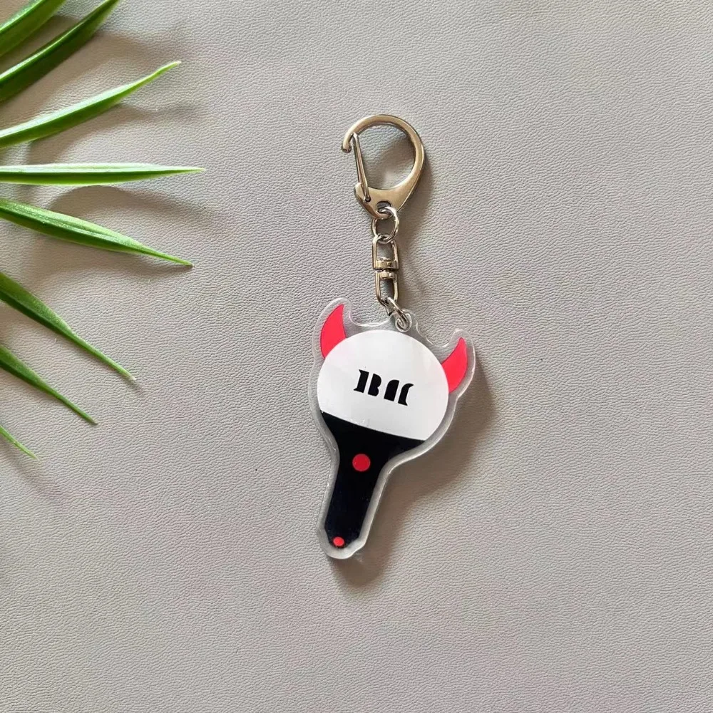 KPOP BABYMONSTER Cartoon Lightstick Pendant Keychain Keyring RAMI AHYEON RORA ASA RUKA CHIQUITA PHARITA Accessories Fans Gift