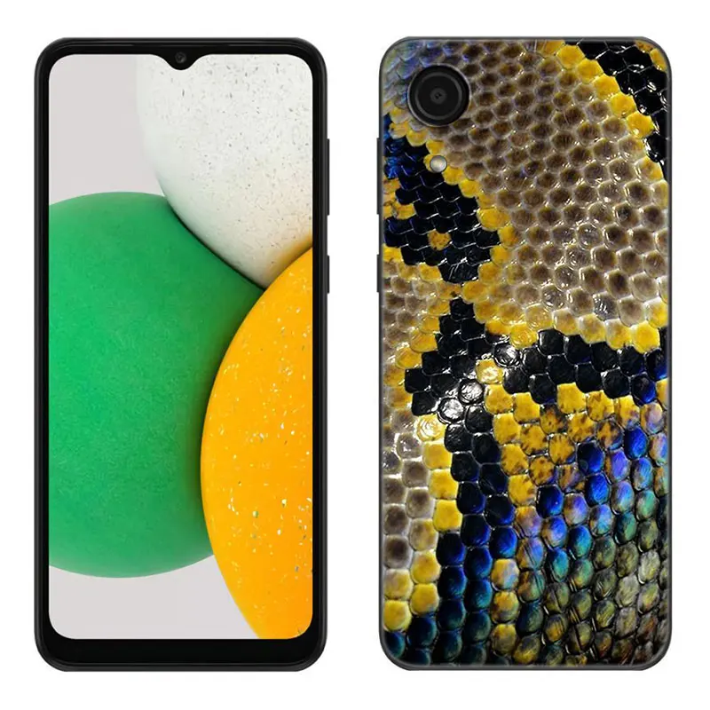 Python Snake Pattern Phone Case For Samsung Galaxy A01 A03 Core A04 A20 E A02 A10 A21 A30 A50 S A40 A41 A6 A8 Plus A7 2018 Cover