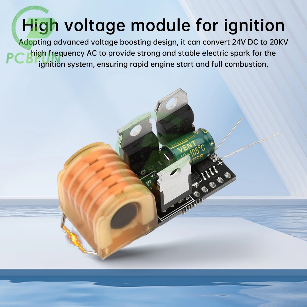 Lgnition Special High-voltage Module 24V Low Heat Long Time Working Boost Coil 20KV High Frequency AC