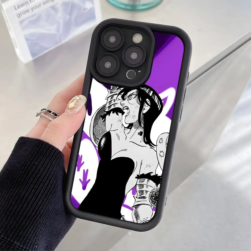 Seven Deadly Sins Merlin Phone Case for iPhone 18 17 16 15 14 13 12 11 Air Pro Max Plus Black Soft TPU Shockproof Cover