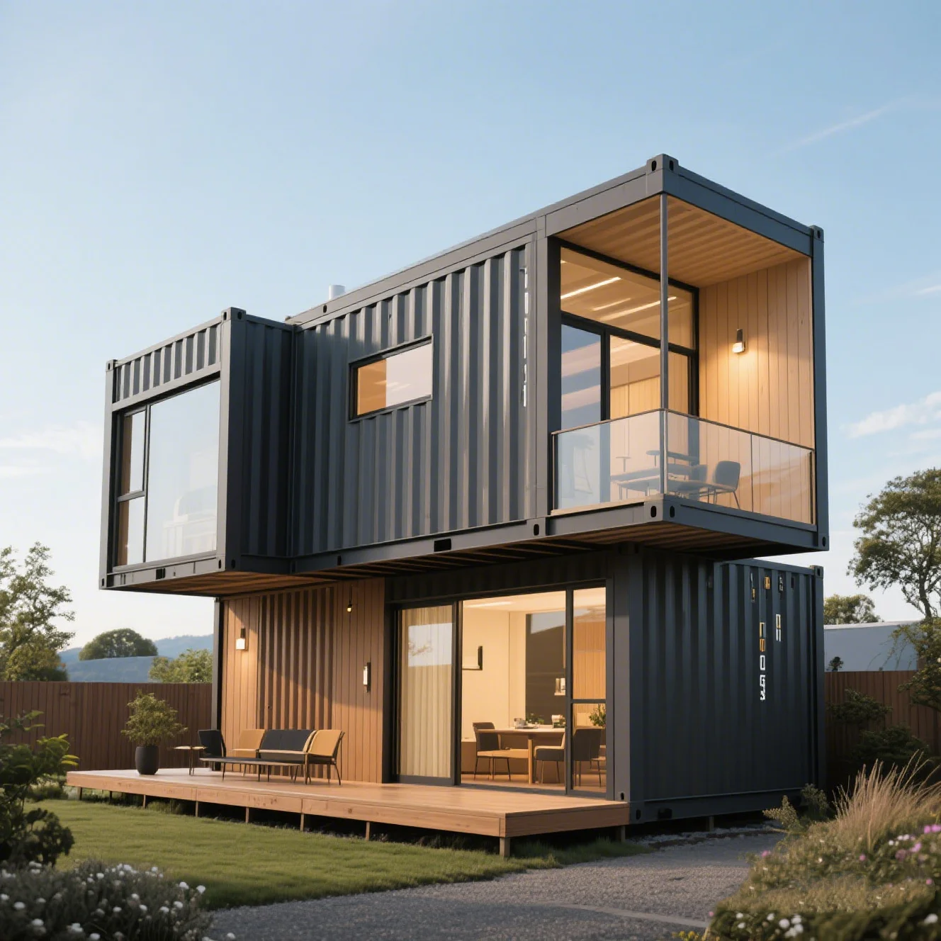 Luxury High-End Eco-Friendly Modular Customizable Apple Cabin Prefab Container House Hot Selling