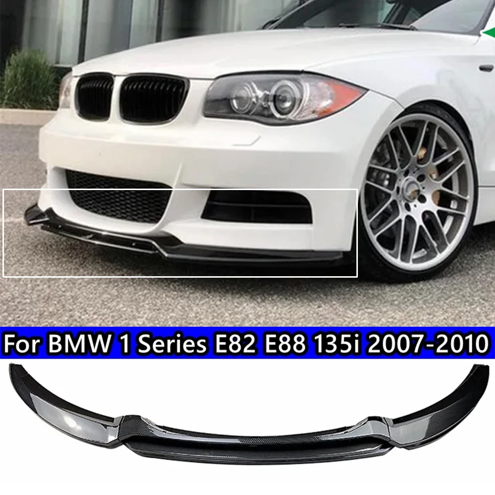 

Front Bumper Lip Splitter Spoiler Chin Guard Plate Moulding Cover For BMW 1 Series E82 E88 135i 2007-2010 Car Accessories