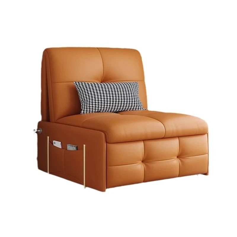 Small apartment electric sofa bed dual-purpose foldable multi-function