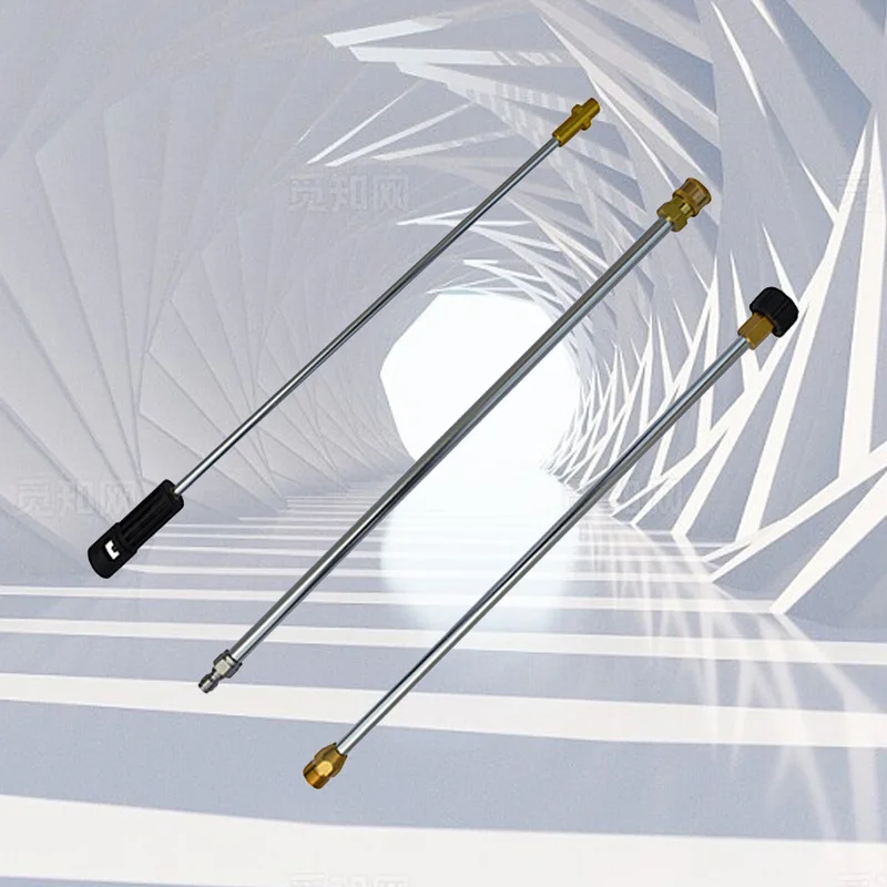 High Pressure Washer Extension Lance Car Washer Gun Lance Extension Wand Spear Tube M22 & 1/4