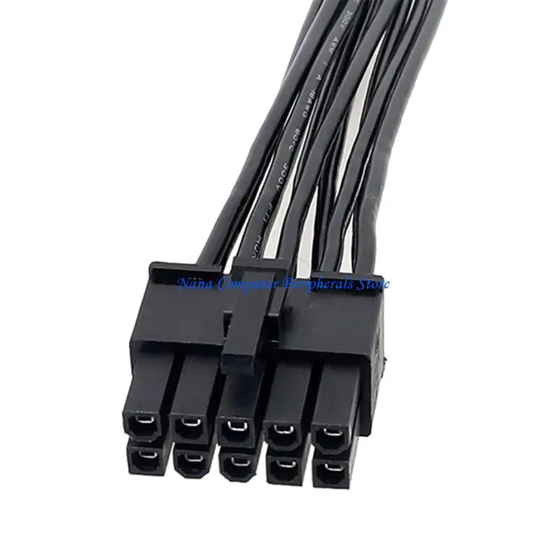 Cable bifurcador potencia CPU F68C, adaptador corriente placa base macho 10 pines a 10 pines