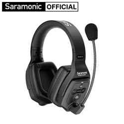 Saramonic WiTalk DRH Dual-ear Remote Headset Microphone for Witalk 1.9GHz 400m Full-Duplex Wireless Intercom Headset Mic System