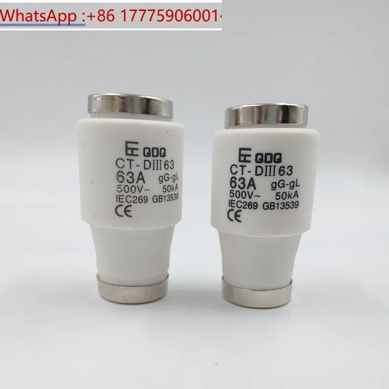 

20PCS Screw Fuse RO22 E33 RL6-63 RL93 RL96 Ceramic 500V 35A-80A