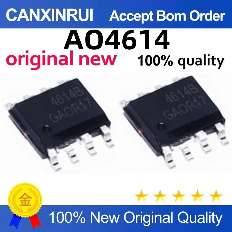 

（100 pieces）4614 AO4614 AO4614B LCD High Voltage Panel Power Chip SOP