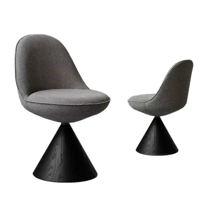 كرسي طعام بمسند ظهر منزلي إيطالي بسيط قابل للدوران، كرسي مكياج مصمم لغرفة النوم، كرسي مكتب للدراسة #1