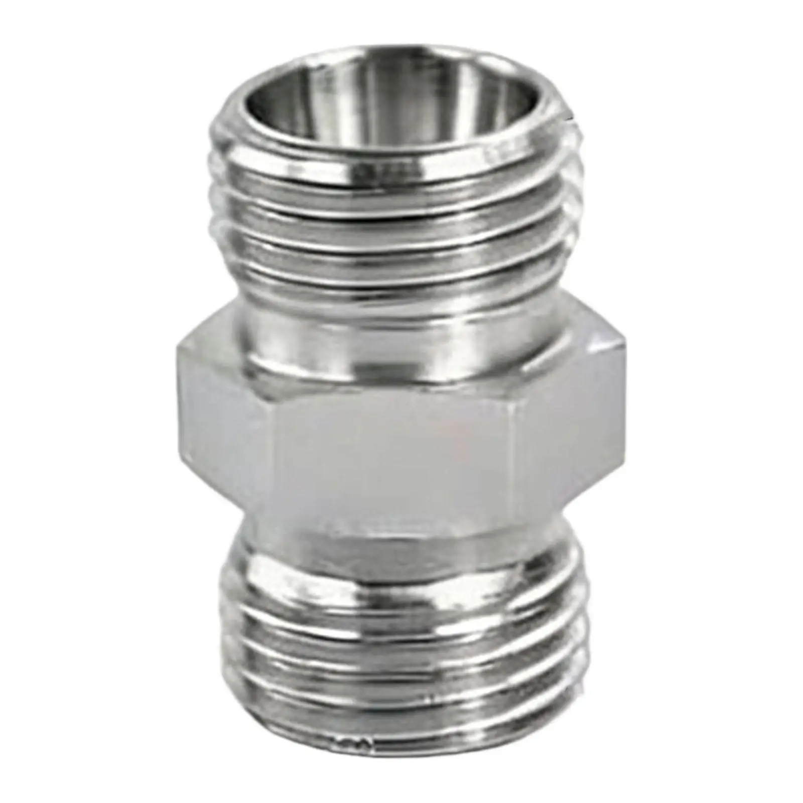 2Pcs 16mm to 16mm Fittings Adapters Hydraulic Attachment Fittings Carbon Steel
