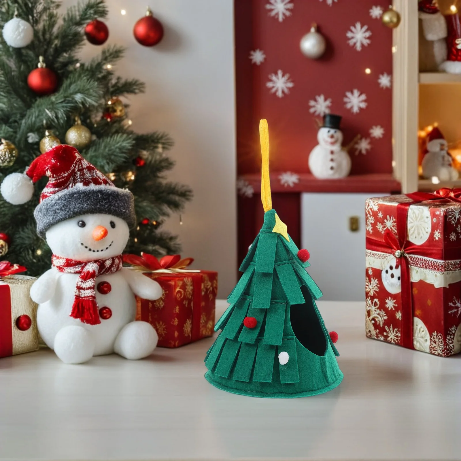 

Christmas Parrot Birdcage Nest Basket Sleeping Cages for Parrots Cockatiel outside Hanging