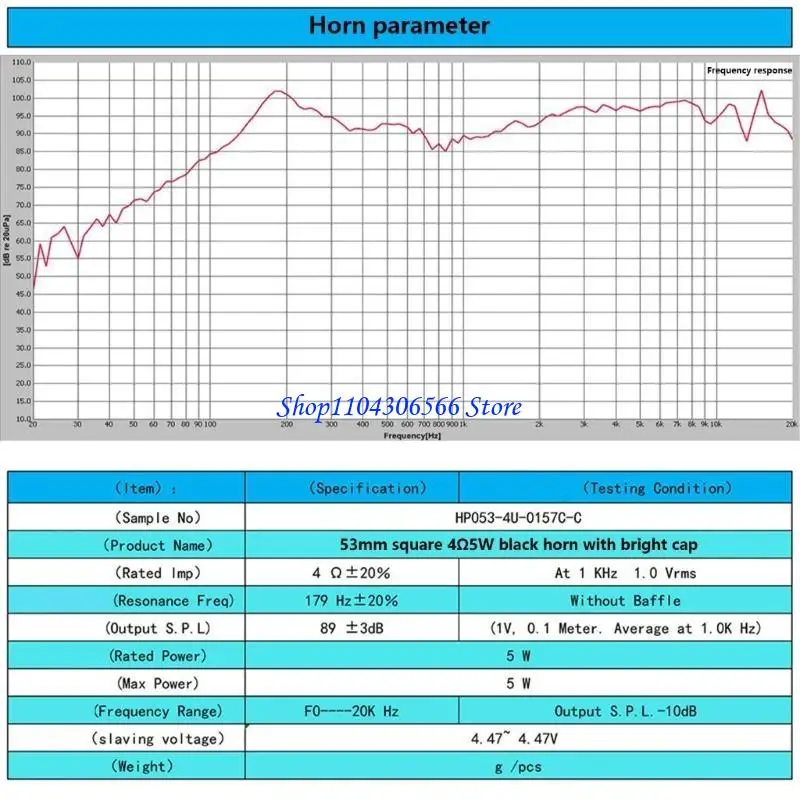 02DD 53MM STATA STRILT Bass Speaker