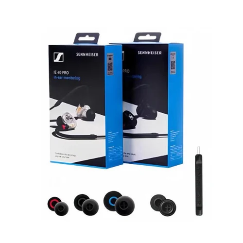Imagen 2 del producto Auriculares deportivos con cable Sennheiser IE40 PRO originales con aislamiento acústico preciso para auriculares de monitoreo para correr