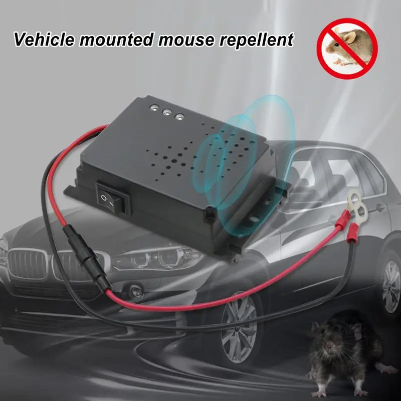 Mice Repeller For Cars Ultrasonic Repeller Effective Mice Control Squirrel Repeller Long-Lasting