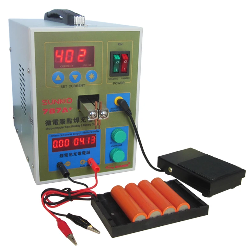 220V Battery Spot Welder Pulse Welding Machine Notebook Phone Battery Welding Machine with Pedal