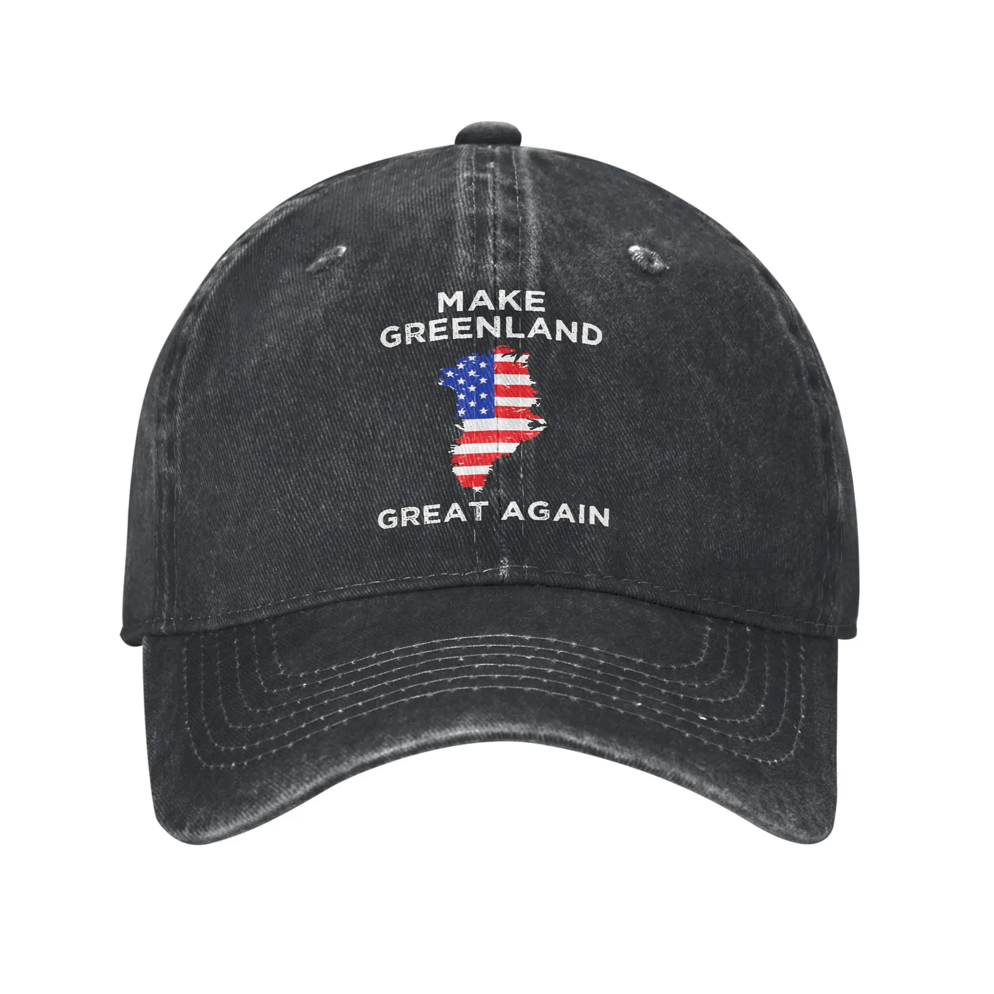 Make Greenland Great Again Sun Baseball Cap  Women Men Print Trucker Hat Summer y2k Retro Kpop Rock Breathable Baseball Caps