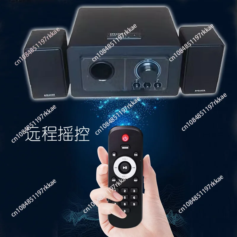 60W 220V wooden box Bluetooth audio subwoofer 2.1 multimedia active speaker