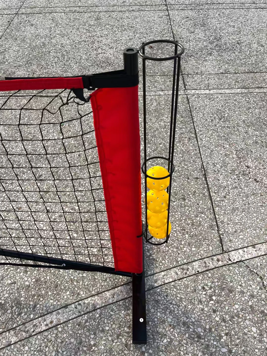 

Customized Portable Pickleball Net Sport Training Game Net System with Carrying Bag Metal Stand Tennis Nets With/o Wheels