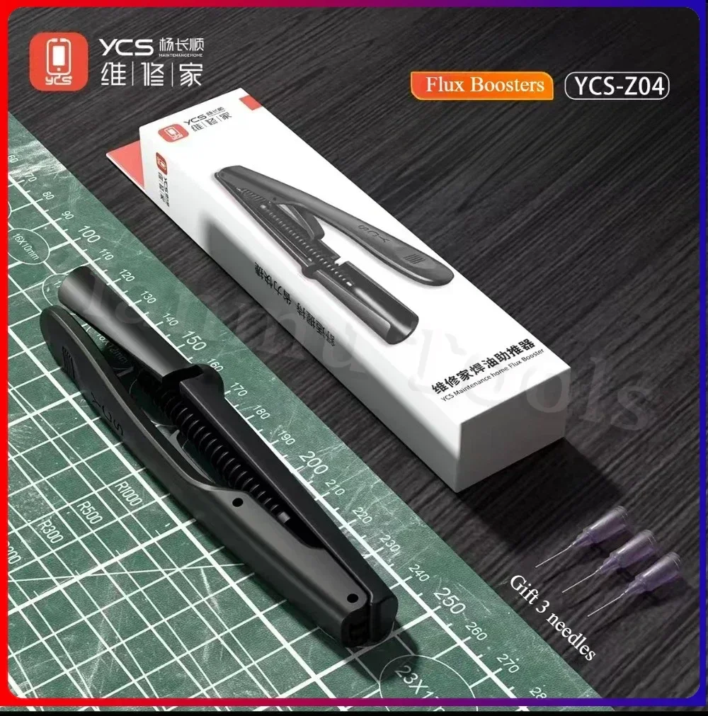 YCS-Z04 pasta de solda extrusora soldagem óleo verde impulsionador cola haste impulsionadores descarga óleo putter ferramentas