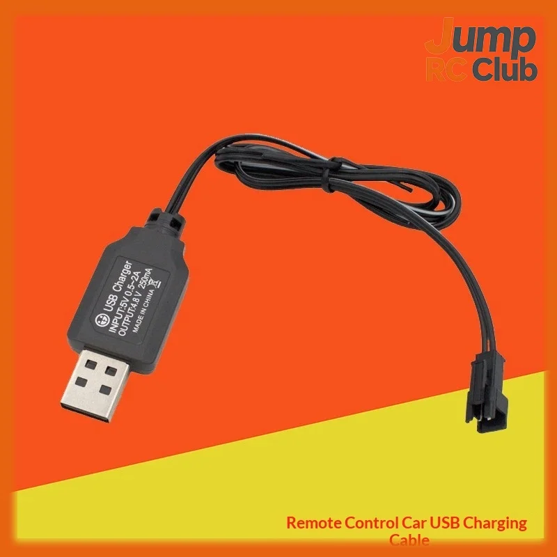 Câble de chargeur USB pour voitures RC 3.6V 4.8V 6V 7.2V 9.6V, jouet électrique, Robot transformateur, télécommande, chargeur pour enfants