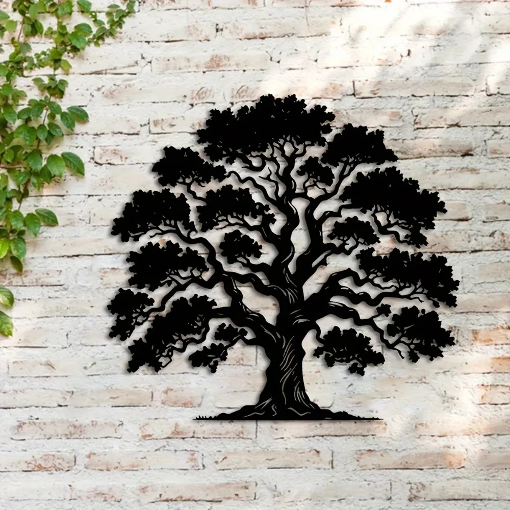 CIFbuy Iron Tree of Life Wall Art Gaming Mouse Pad Non-Slip Rubber Base Edge-Locked Laptop Desk Mat