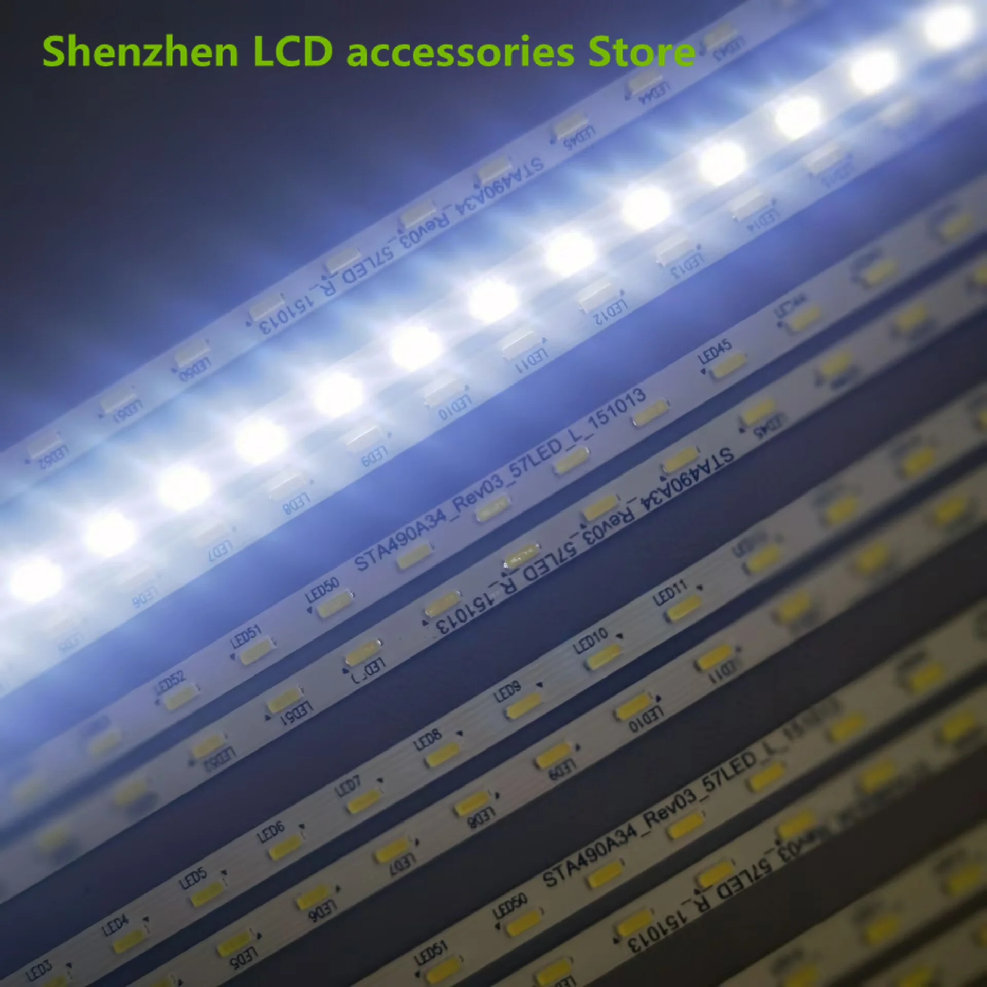 LED Backlight Strips For SONY KDL-49WD754 KDL-49WD759 KDL-49WD752 KDL-49WD751 73.49S02.D00-2-DX1 S490HF58 V0 STA490A34 57LED_R L