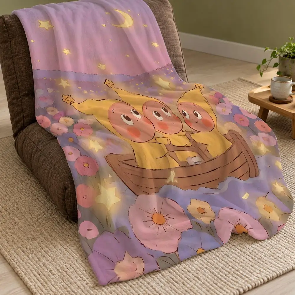 Twinkle Twinkle Throw Double Sided Flannel Throw Blanket Soft Warm Washable Home Decor