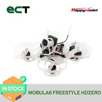 Happymodel Mobula6 Freestyle HD Brushless Tiny Whoop Built-in HDZERO AIO5 Flight Controller HDZero LUX Camera SPI ELRS 2.4G