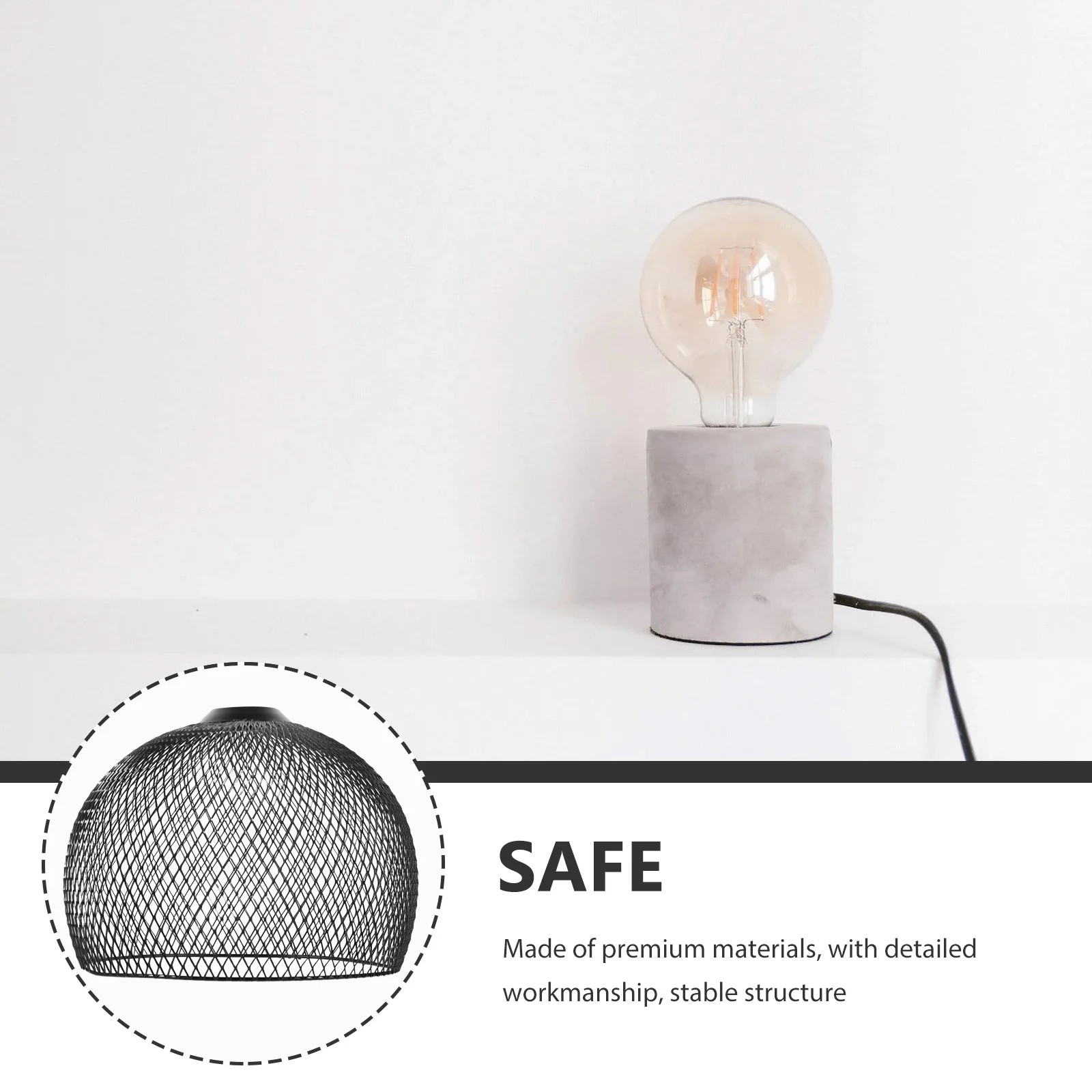 

Black Metal Lamp Shade Replacement For Pendant Chandelier Hanging Light Cover Decorative Lighting Fixture Accessory