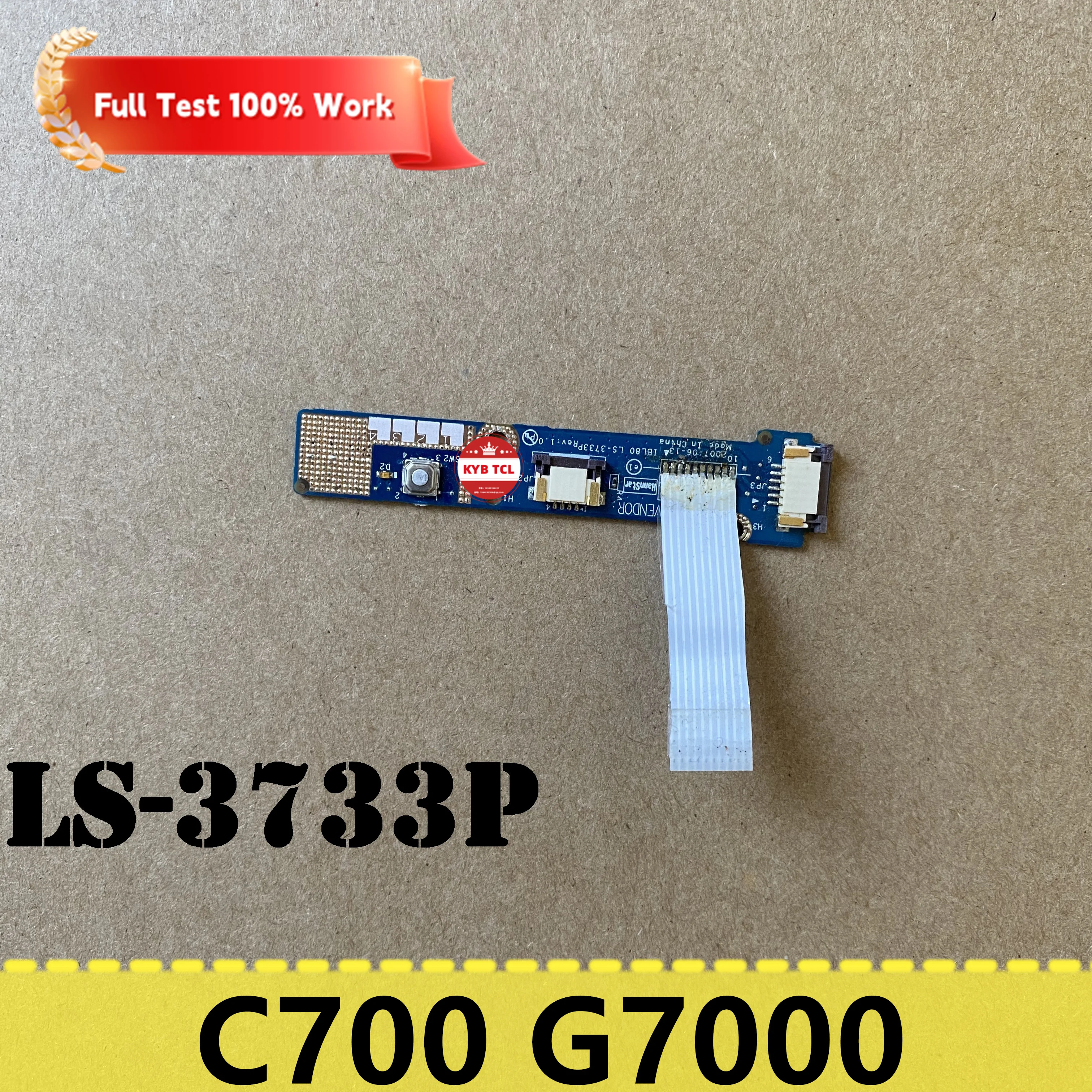 LED Botão Flex para HP, Sensor de Hardware, Botão Interruptor, Power Board, HP, Satélite, C700, G7000