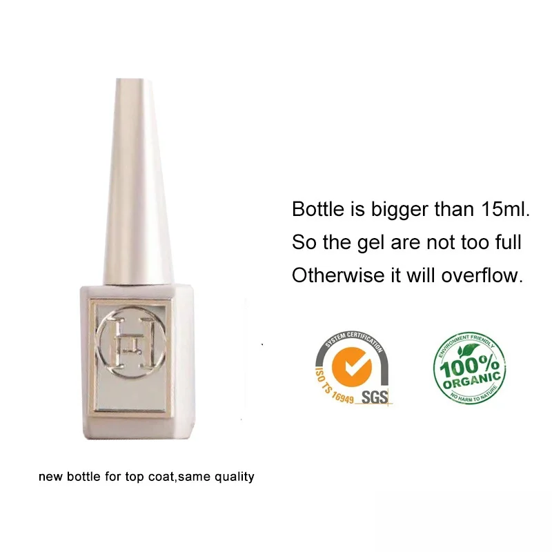 Eleanos 15ml Top Base Coat Gel Polish UV Shiny Sealer Soak off Reinforce Long Lasting Nail Art Manicure Gel Lak Varnish Primer