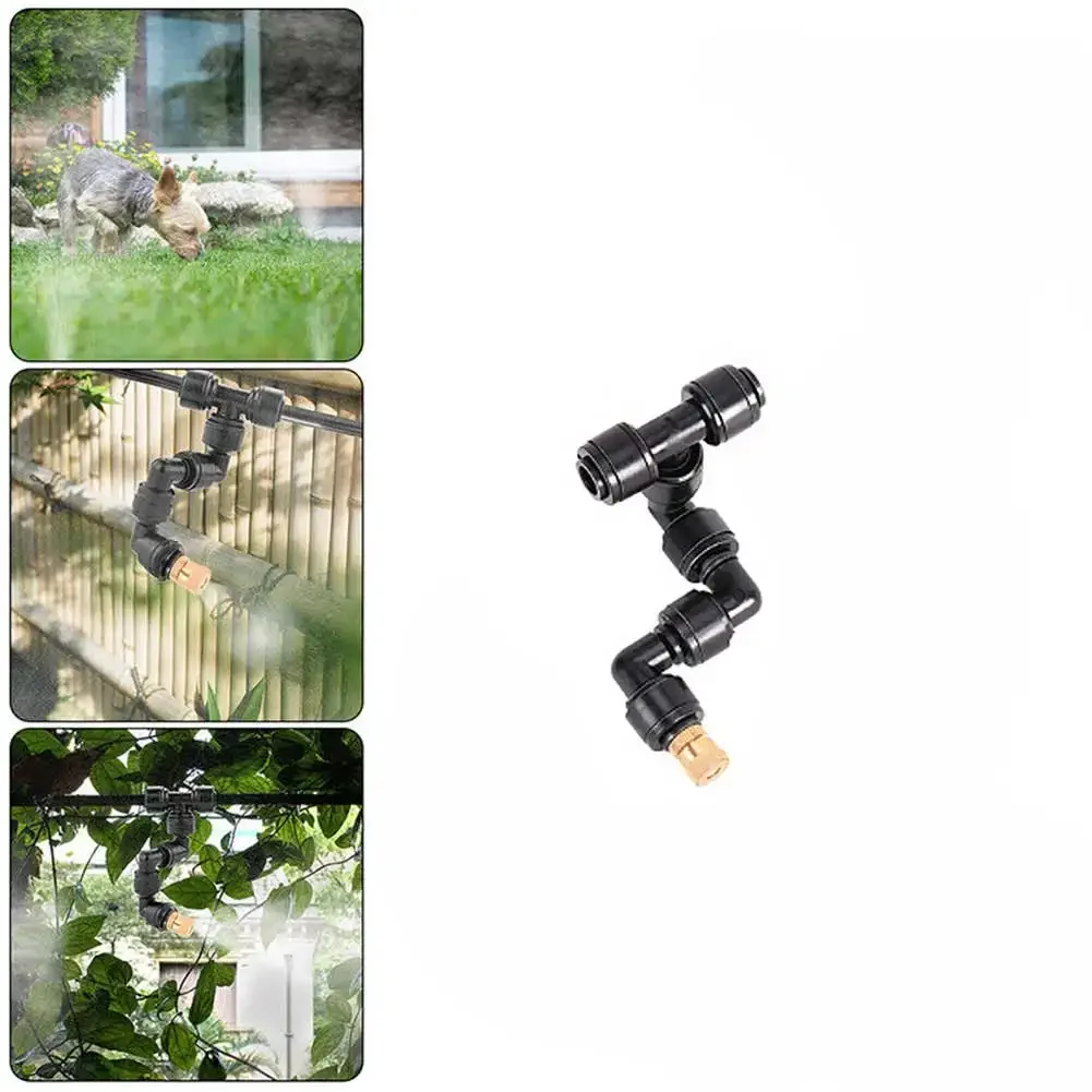 1PCS Mist Sprinkler 360 Degree Adjustable Fogger Sprayer Atomizing Misting Nozzle Kit For Terrarium Tank For Reptiles Animals