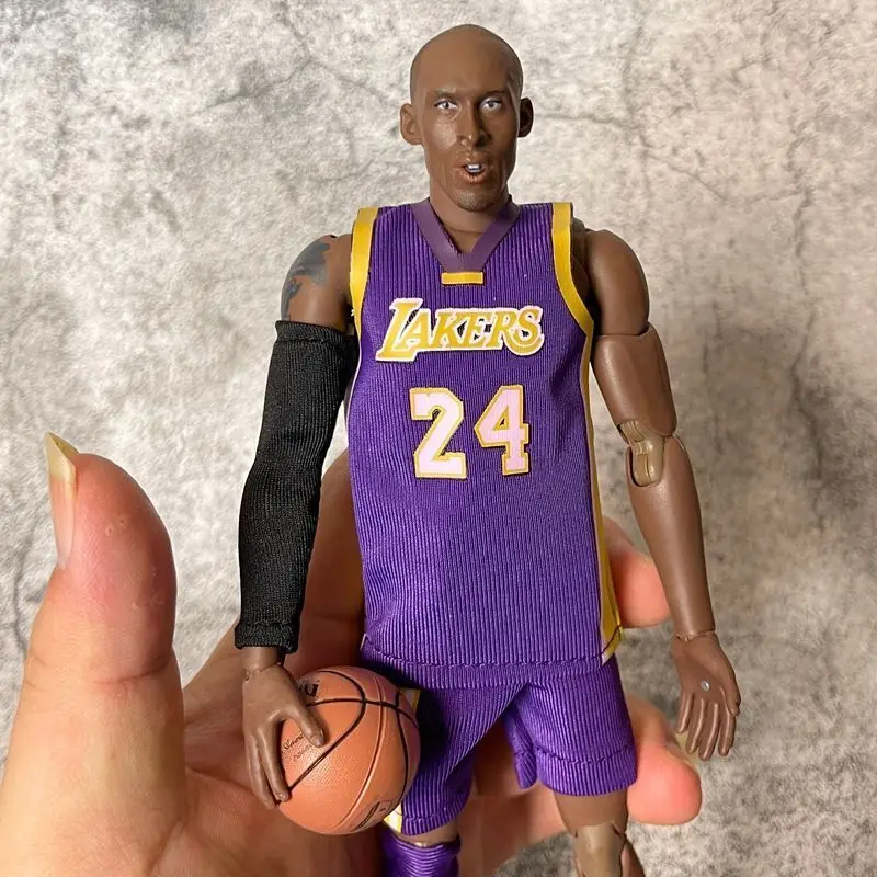 NBA Basketball Star Cloth Outfit Kobe Articulated Action Figure, Soldier Model Desktop Ornament, Gift for Collection - view 6