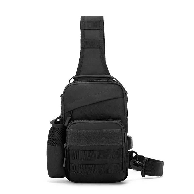 2026 New Model Camouflage Crossbody Bag - Outdoor Mountaineering Tactical Bag - Men's Multi-functional Sports Cycling Chest Bag