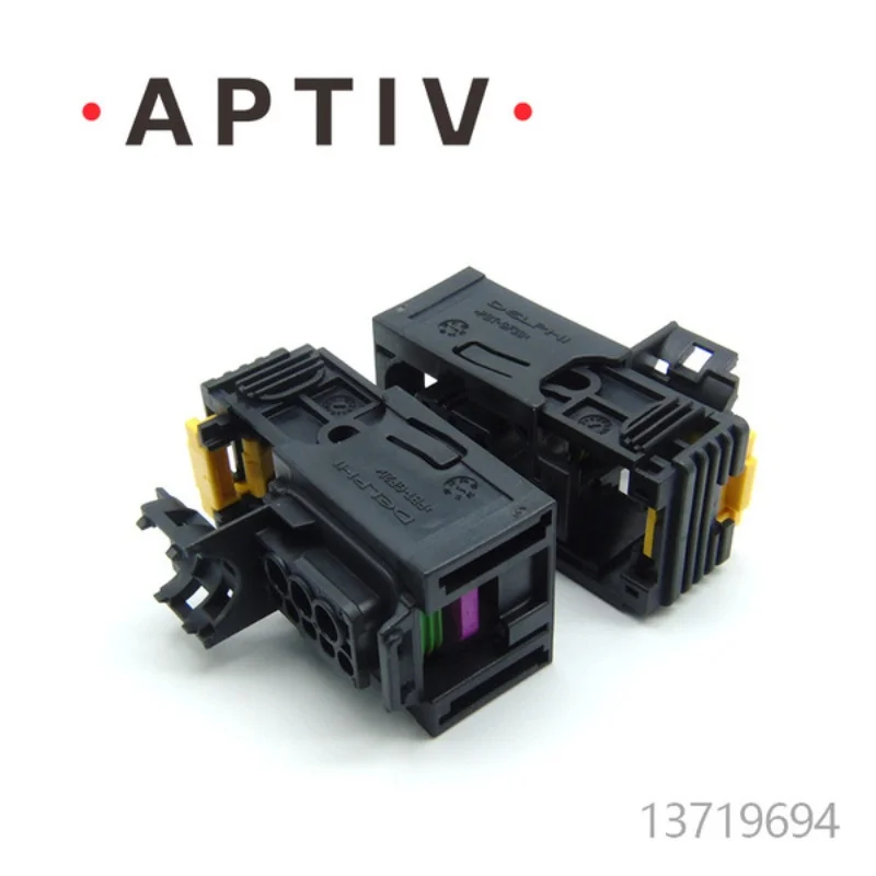 5PCS Original genuine FOR DELPHI/APTIV 13719694 8 Way Black 2.8 ATS 1.5 CTS Sealed Female Connector Assembly