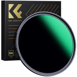 K&F CONCEPT 55mm 58mm 67mm 77mm ND1000 Filter Neutral Density Lens Filter with 28 Layer Nano Coating for Canon Nikon Sony Lens