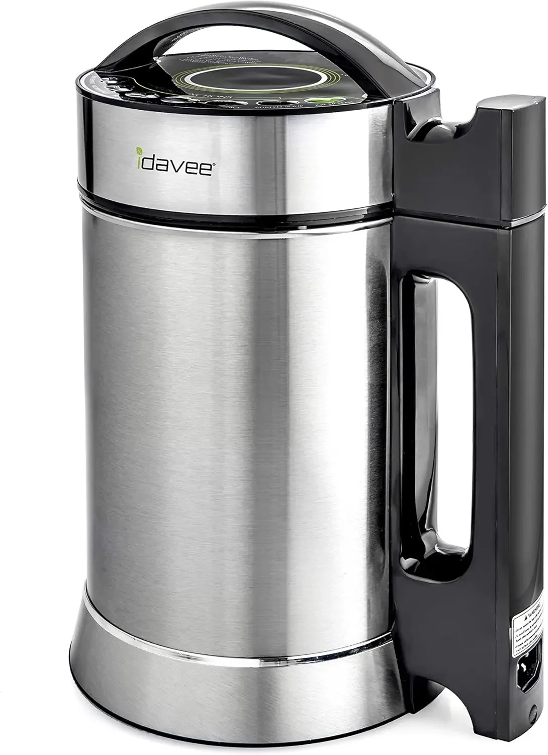 Liter Automatic Hot Soy Milk (Almond, Rice, Quinoa Milk) Soup, Porridge & Cold Juice Maker - 2 Layer Stainless