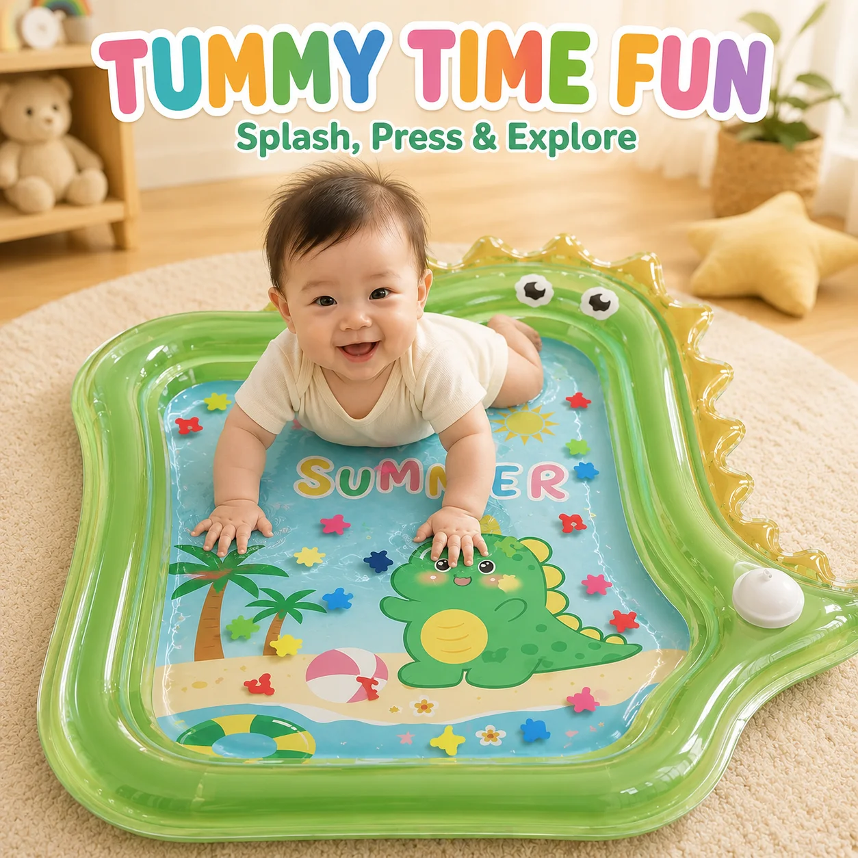 Tapete de Ãgua Sensorial para Bebê - imagem 1