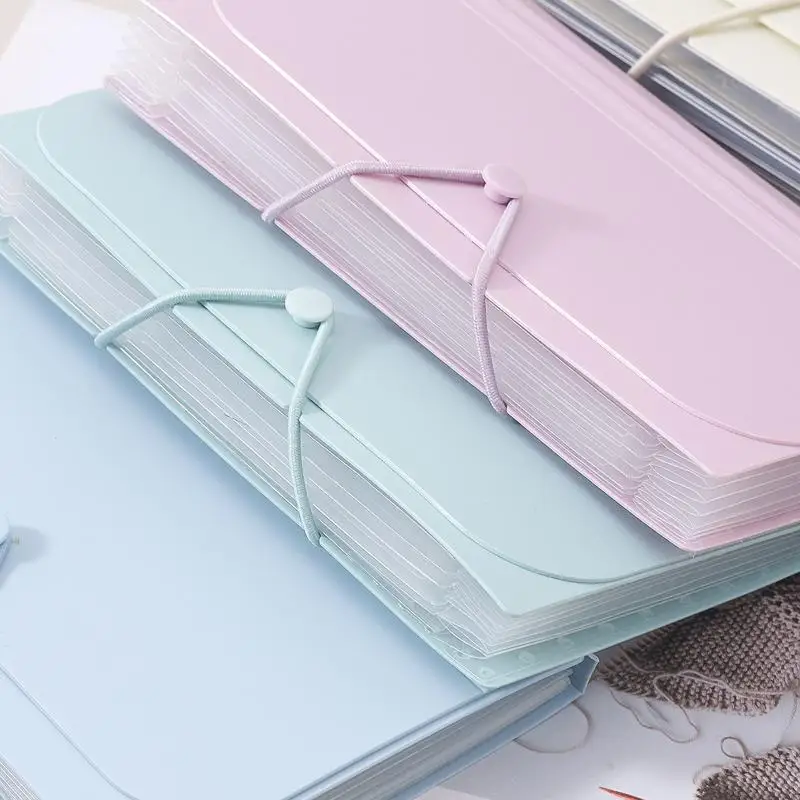 【O】A6 Organ Bag Rectangular Nail Art Stamping Plate Holder 7Slot Empty Template Storage Organizer Booklet Nail Plate Case