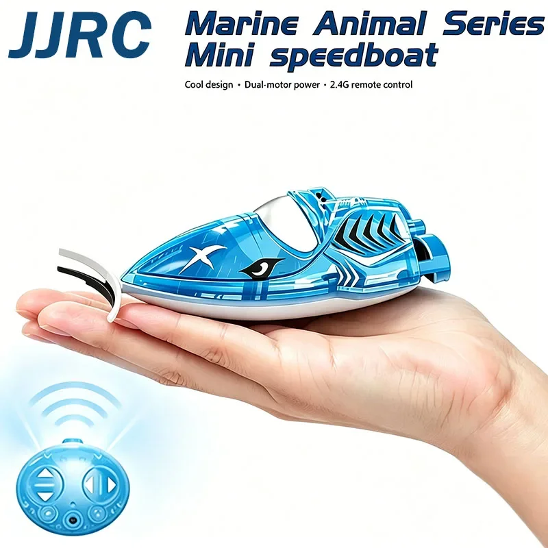 JJRC S21 MINI RC Boat 2.4Ghz Marine Animal Stunt Remote-controlled Boat With Night LED Easy To Use Toy For Kids And Adults
