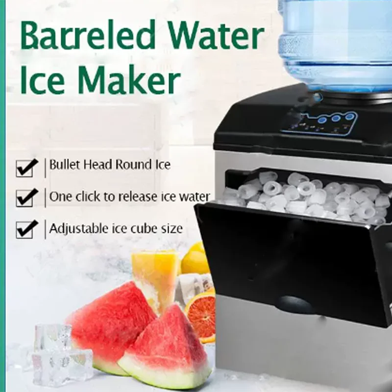 Automatic Commercial Ice Maker With Cold Water Dispenser High   Quality Home Commerical Ice Block Machine