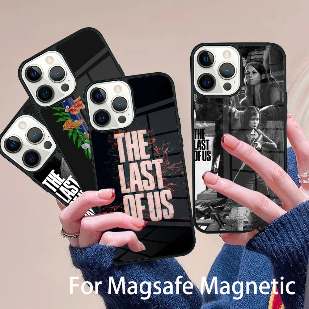 

The Last of US 2 Phone Case Magesafe Magnetic Wireless Charge Cover For IPhone 16 11 12 13 14 15 Pro Max Plus Mini